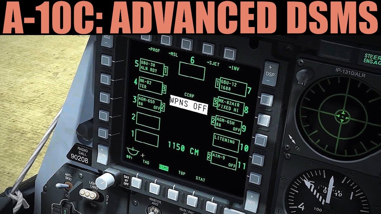 A-10C Warthog: расширенное руководство по DSMS | DCS WORLD