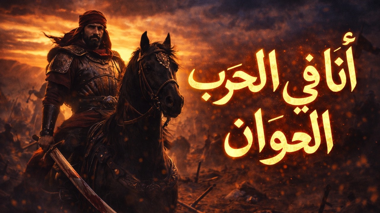 أنا في الحربِ العَوانِ غَيرُ مَجهولِ المَكانِ | قصيدة عنترة بن شداد | بشرح الكلمات
