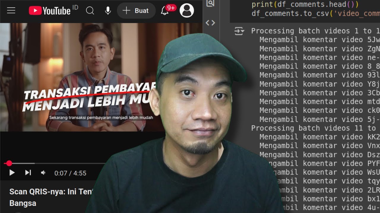 Download Komentar YouTube dengan Python