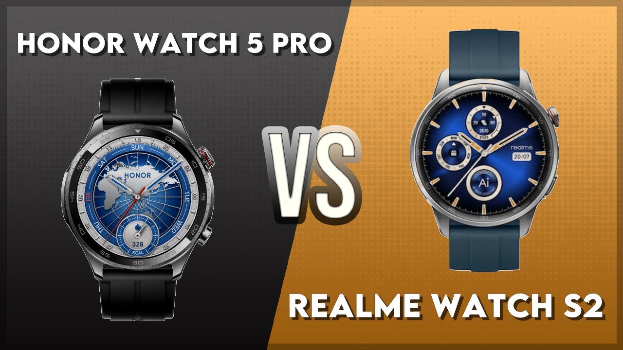 Honor Watch 5 Pro vs Realme Watch S2 Comparison