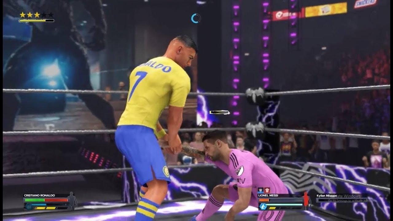 Ronaldo vs Messi I WWE 2k25 Live #shorts #shortslive #shortsfeeds #cr7 #messi