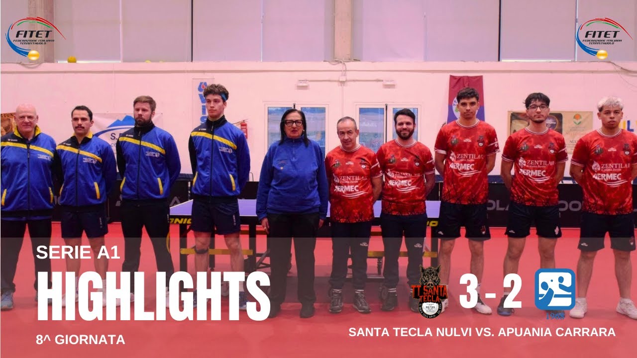 Serie A1: Santa Tecla Nulvi vs. Apuania Carrara 3-2