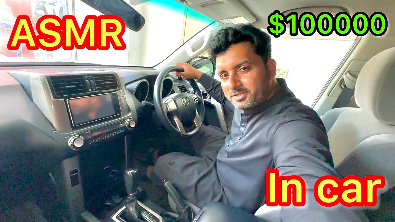 ASMR in $100000 car  | ASMR in Land Cruiser suv