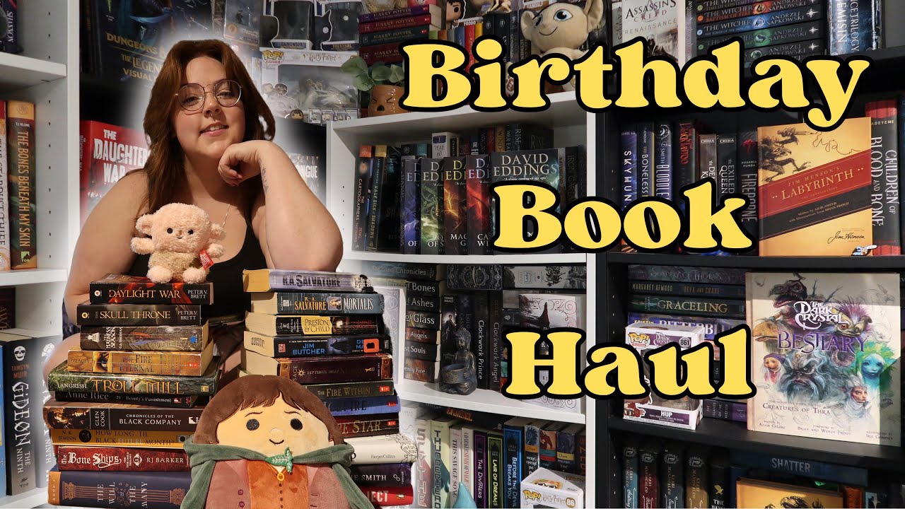 Birthday Book Haul🎂🥳| the only gift a girl could want! 📖