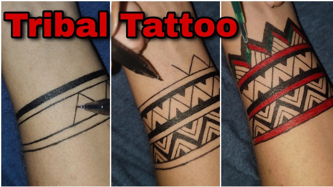 Arm band tattoo for girl and boy tribal Tattoo