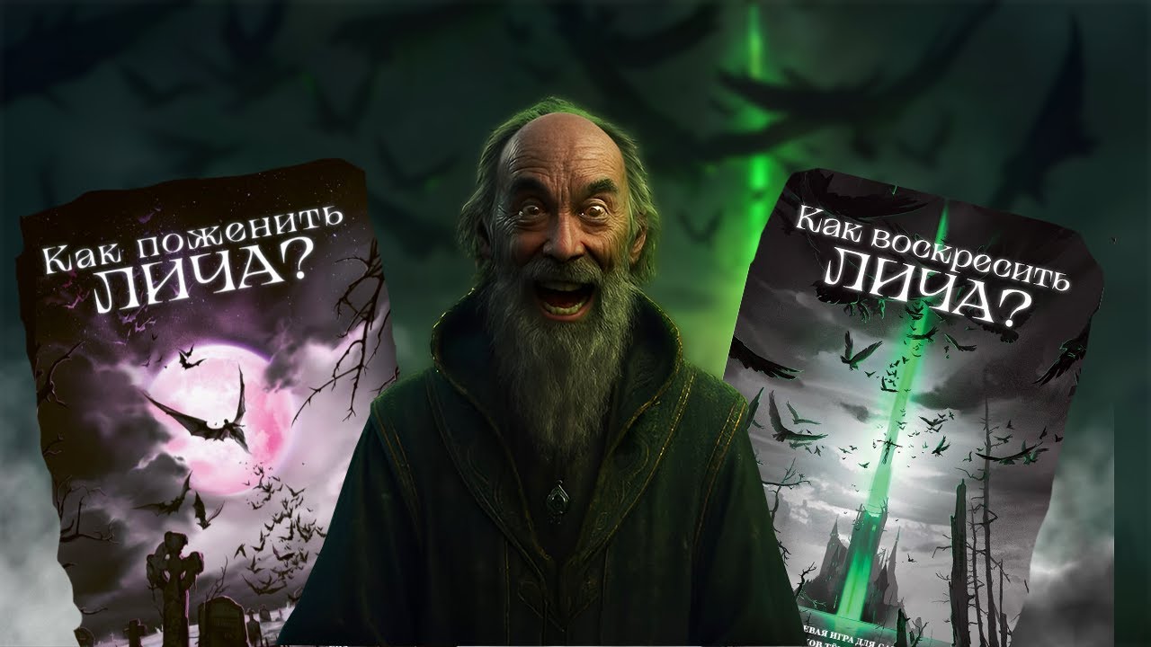 Лучшие инди Настольные ролевые игры: КАК ВОСКРЕСИТЬ ЛИЧА