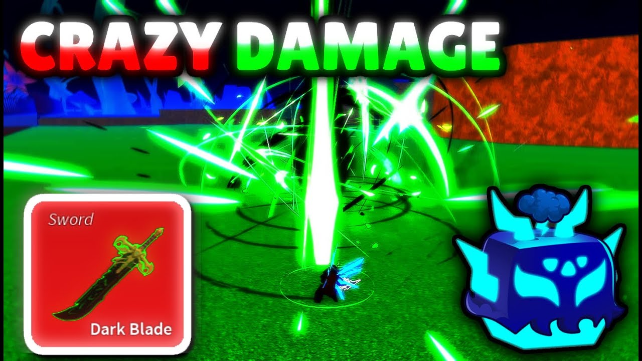 DarkBlade + Rumble DESTROYS EVERYONE!!..(Blox Fruits)