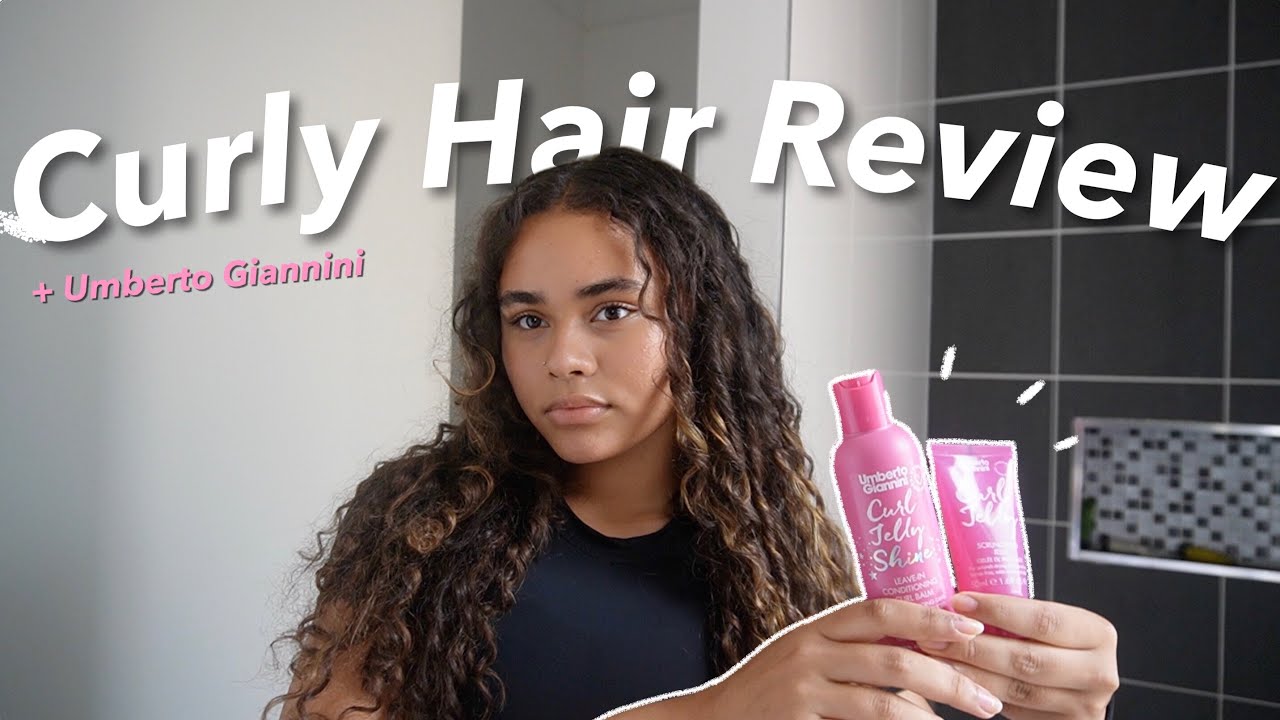 UMBERTO GIANNINI CURLY HAIR REVIEW | Leave In Conditioner + Gel  | 3A & 3B