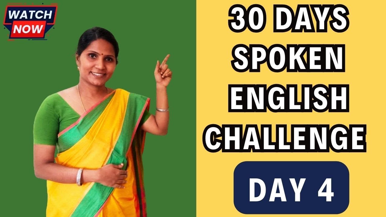 30 Days Spoken English Challenge - Day 4 | Spoken English | #englishgrammar #kakkan