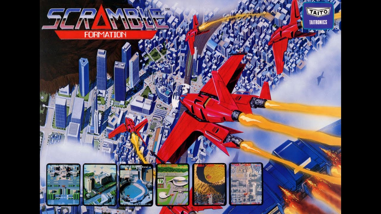 Tokio Scramble Formation (Taito, 1986). Error de reloj y arranque de programa.