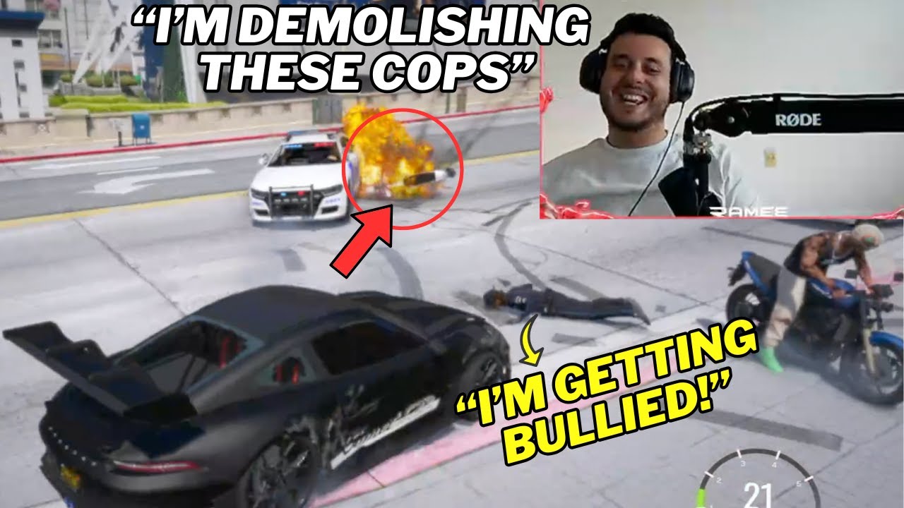 Ramee DEMOLISHES the Cops in this Police Chase to save Mr. K | Prodigy 2.6 | GTA | CG