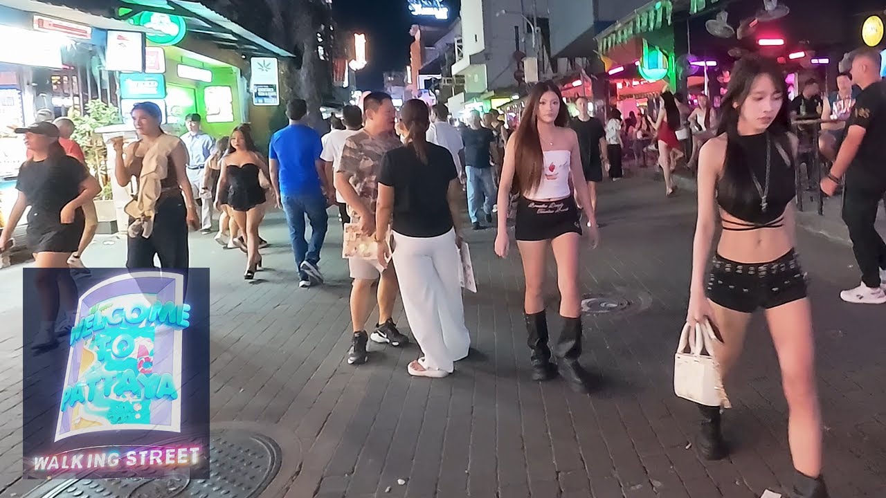 Pure Nightlife! Walking Street Pattaya at Night 🇹🇭✨