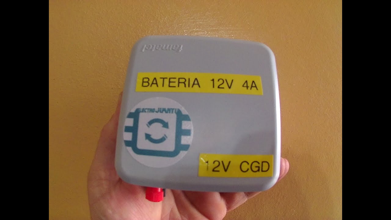 BATERIA DE 12V 4 AMPERES PARA AUTO A RADIO CONTROL GASOLINA