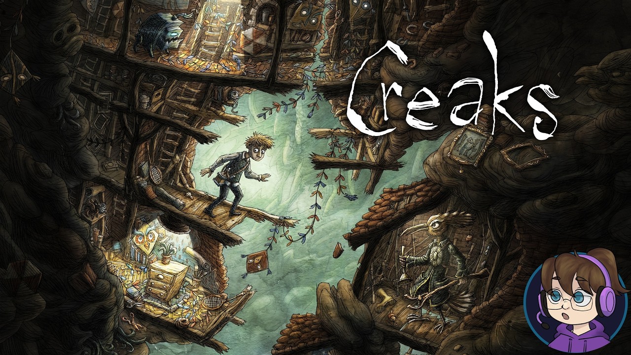 🧩Creaks Gameplay | Blind Playthrough | Solving the First Puzzles & Surviving the Monsters
