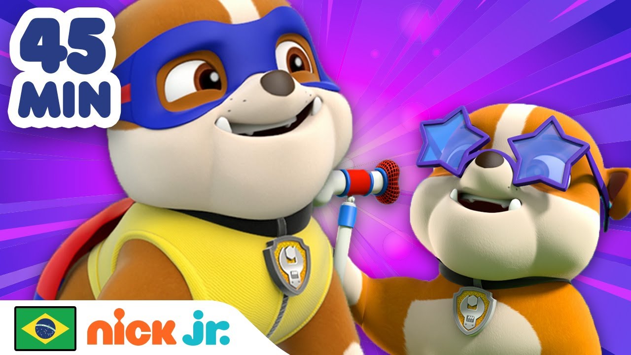 Patrulha Canina | As fantasias mais legais do Rubble em 45 minutos! | Nick Jr. em Português