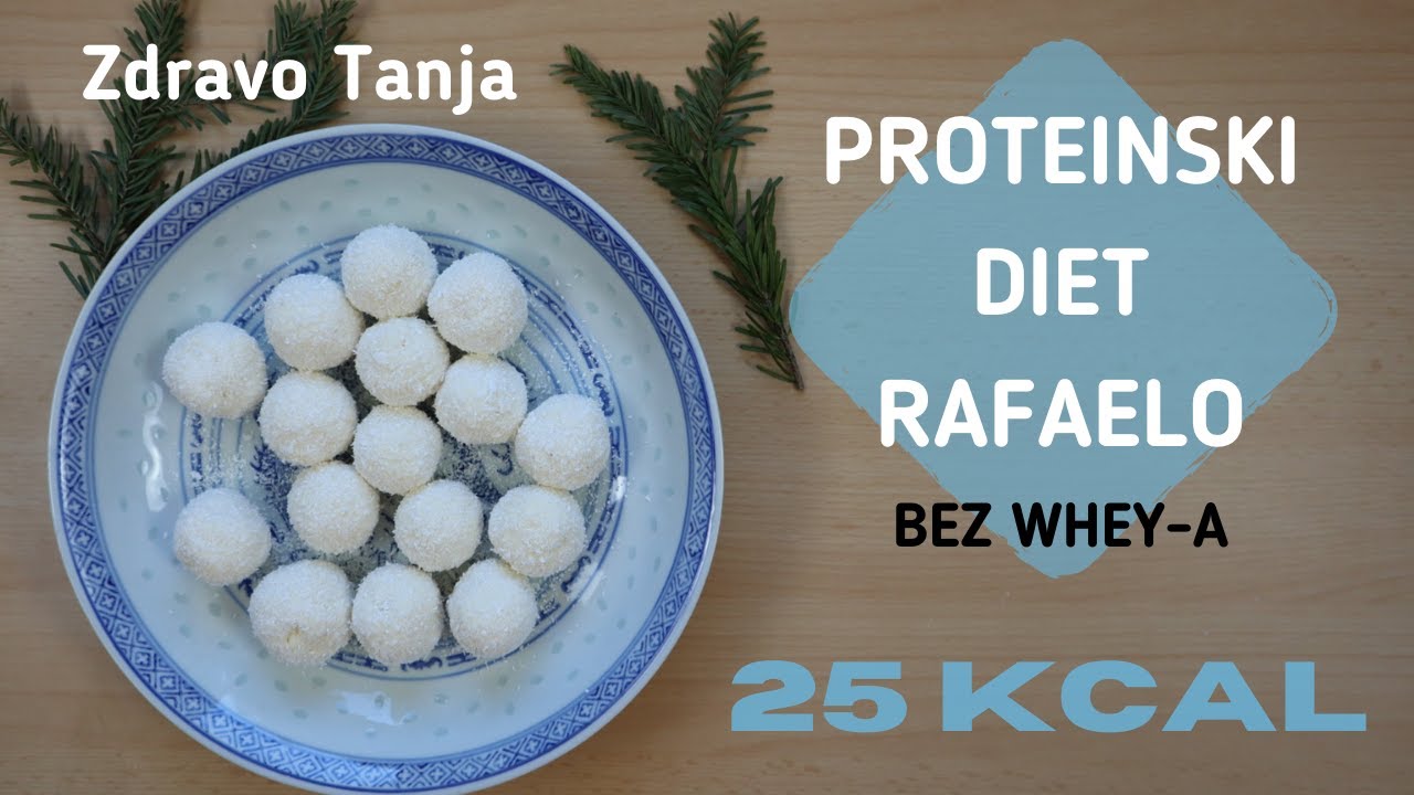 NAJDIJETALNIJI RAFAELO ZA 5 MINUTA | Bez masnoća, bez šećera. Bogato proteinima i ukusno!