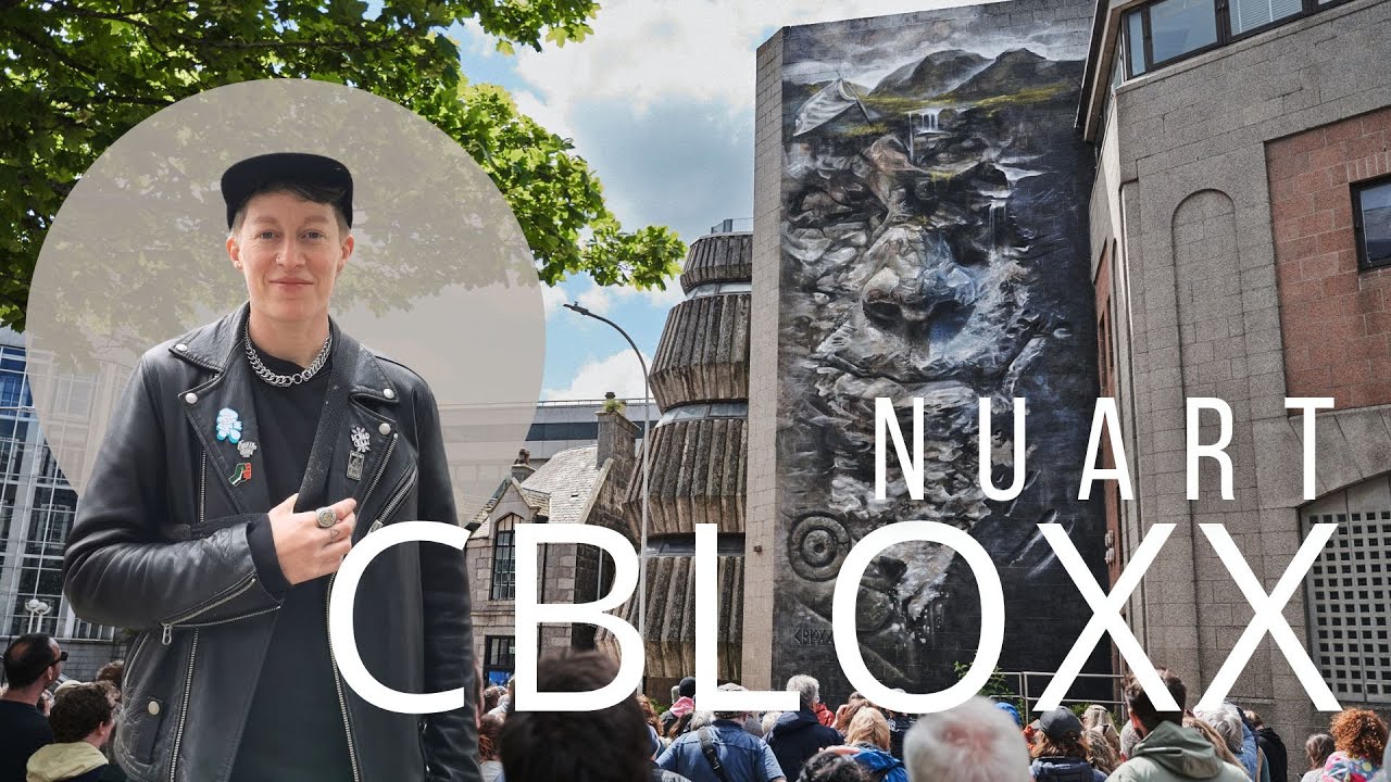 Cbloxx brings back the heart of the Picts with epic mural in Aberdeen