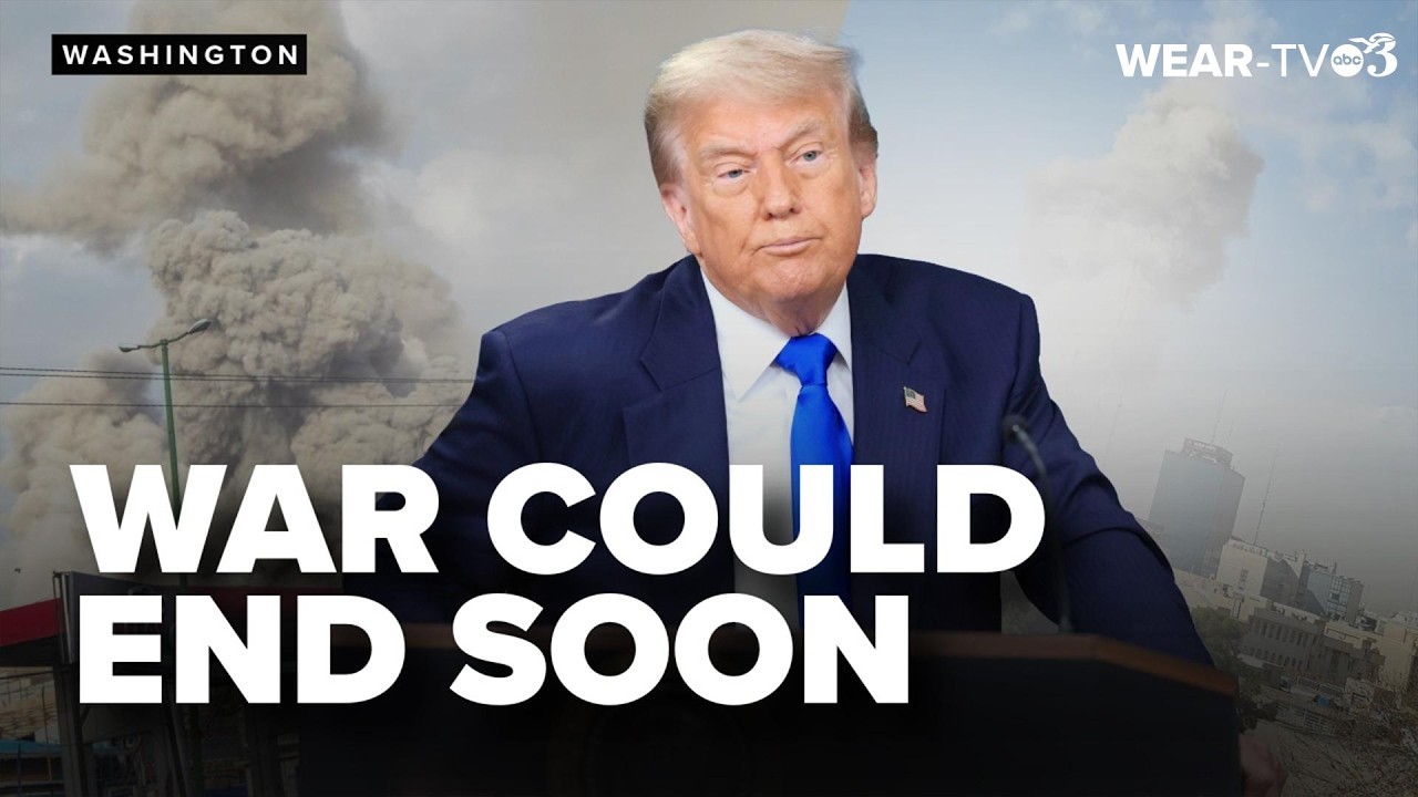 Trump says Iran conflict COULD END 'very soon'