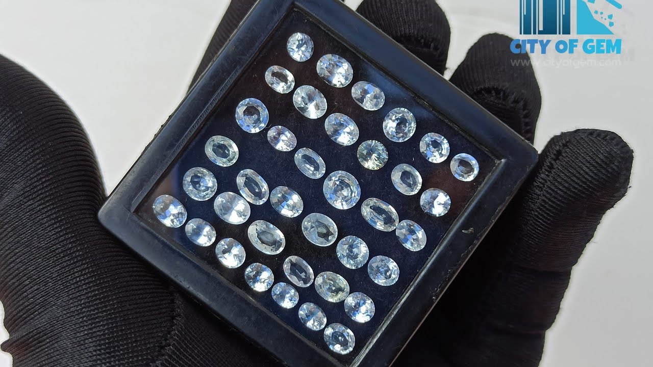 Ceylon White Sapphire Wholesale Faceted Gemstones Lot