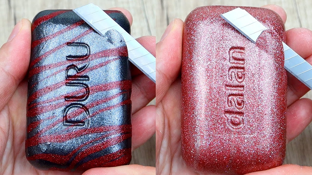 Relaxing Soap Cutting ASMR. Satisfying Soap and lipstick cutting. Corte de jabón - 777