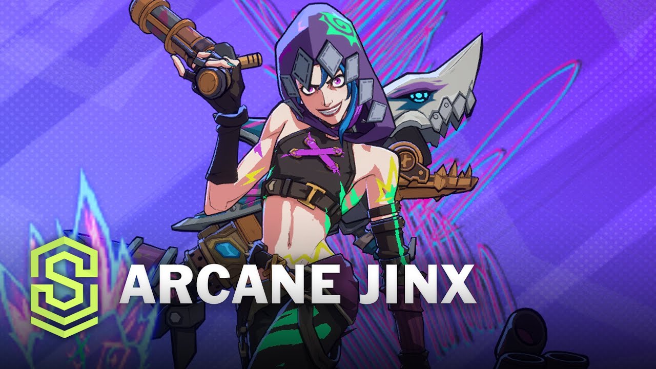 Arcane Jinx 2XKO Skin Spotlight