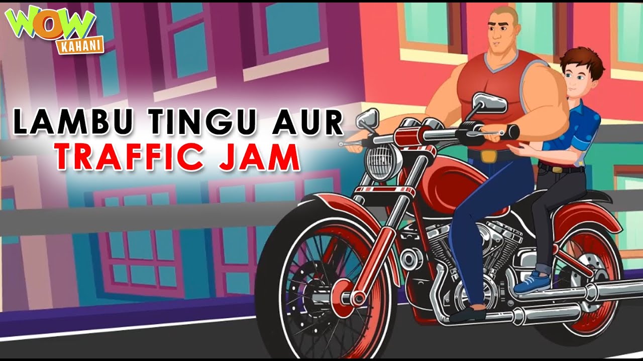 Lambu Tingu Aur Traffic Jam Ki Kahani | Lambu Tingu | Popular Hindi Stories | Kids Cartoon 