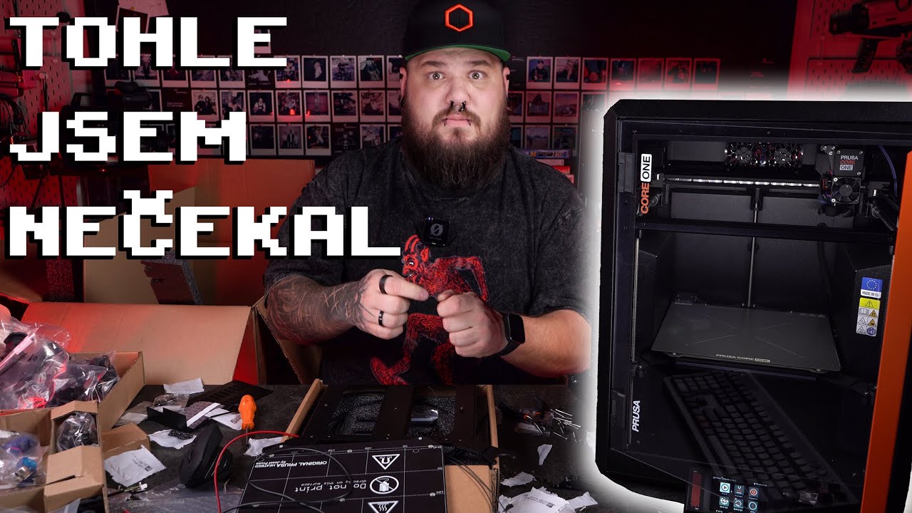 Stavebnice pro velké kluky: Prusa CORE ONE. U montáže jsme se trochu zapotili, ale ten výsledek…