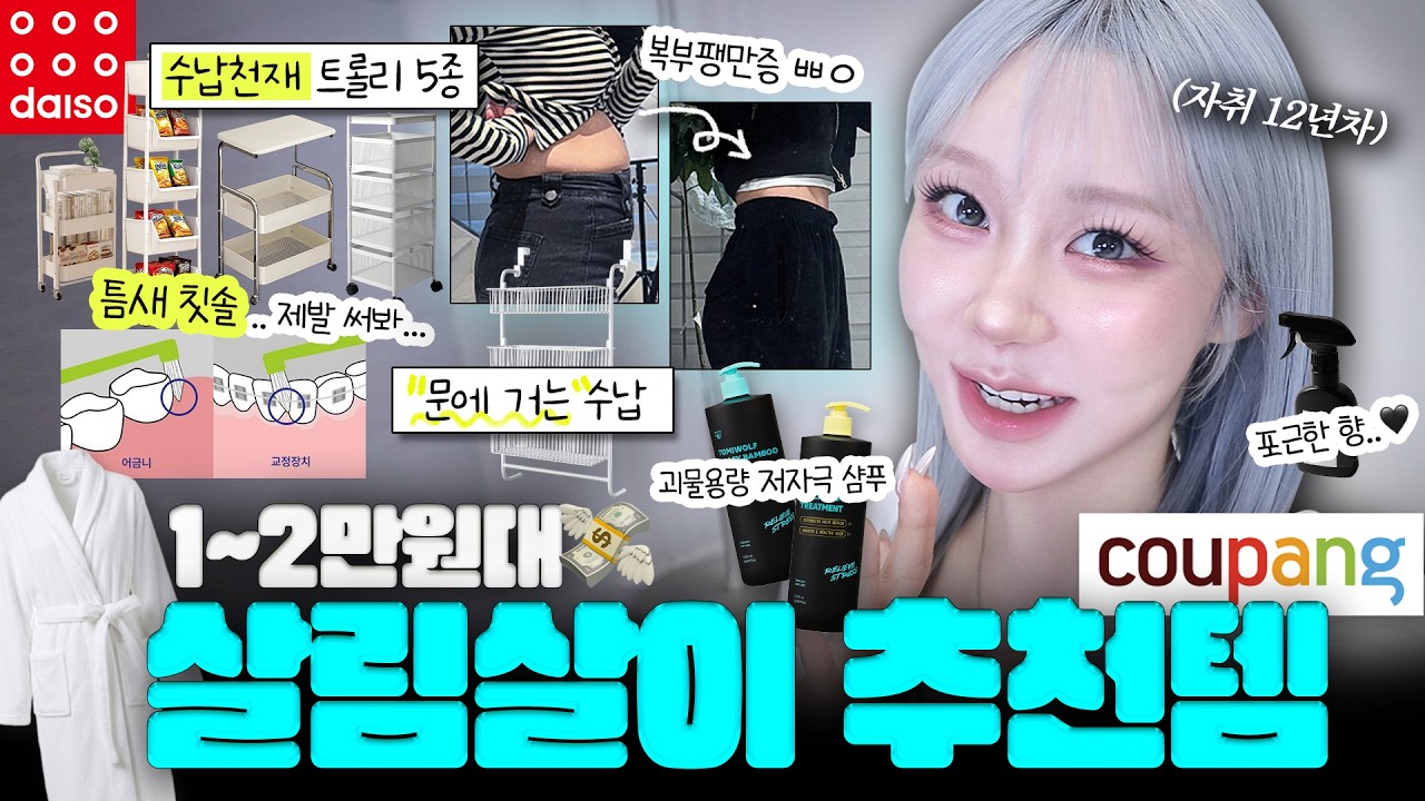 재구매❌❌ 한 번 사면 쭉 쓰거든요.... 돈 아깝단 소리 절대 안 나오는 ✦갓성비 살림템✦ 모음💸