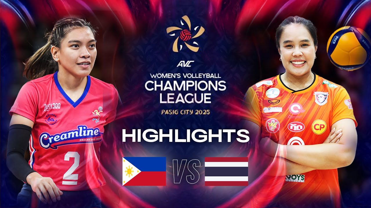 Creamline 🇵🇭 vs. Korat 🇹🇭 - Quarter Final | AVC Champions League 2025 - Highlights