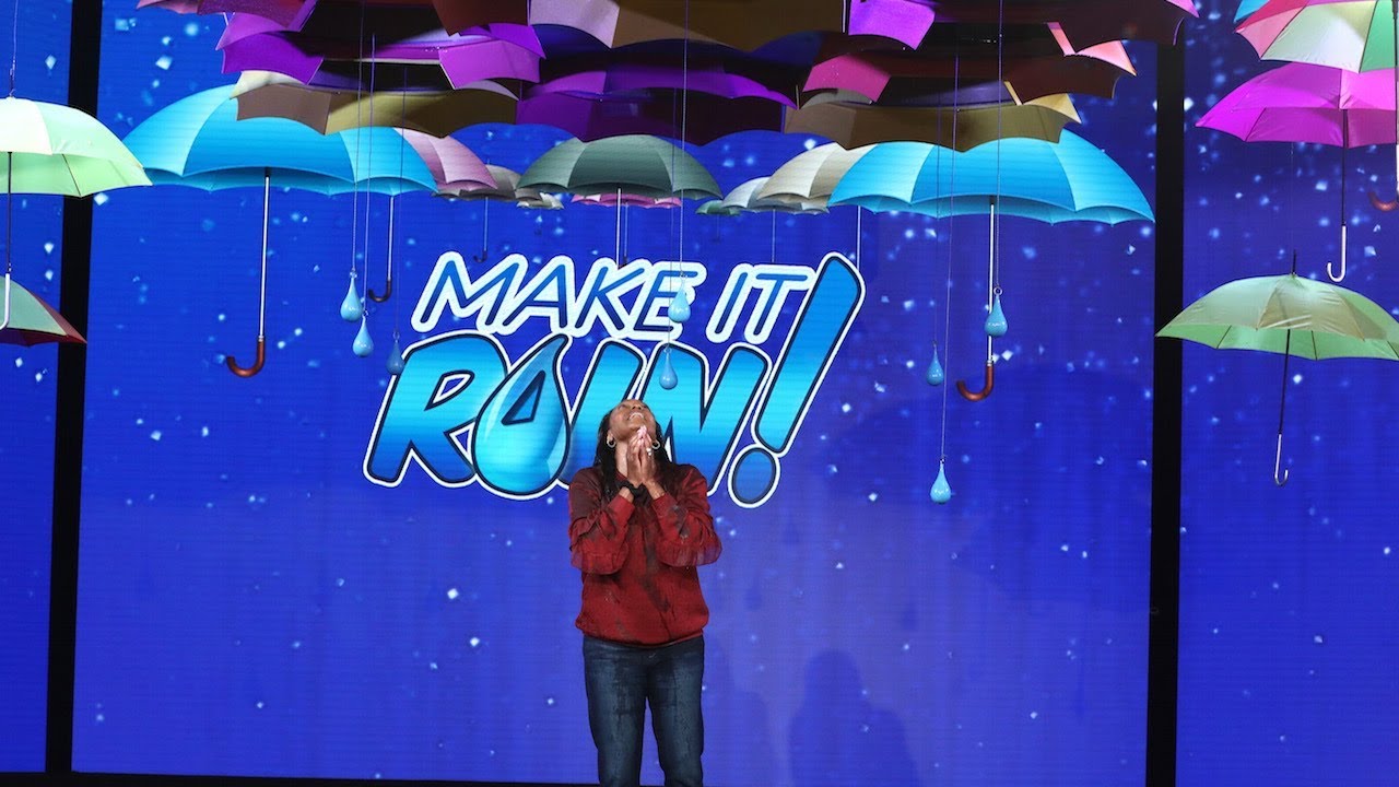 Lucky Contestant Makes It Rain $100,000 in the 'Game of Games' Championship