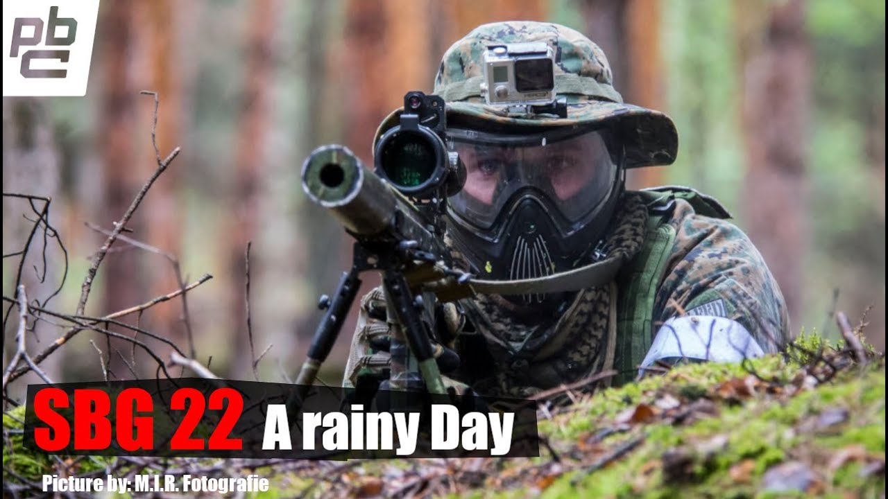 SBG22 mit Regen trotzdem Geil Paintball Scenario Big Game