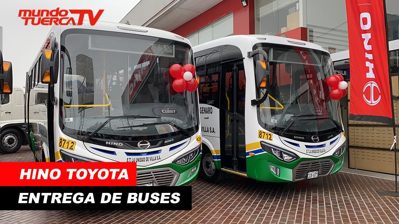 HINO ENTREGÓ 4 BUSES GB A LA EMPRESA 