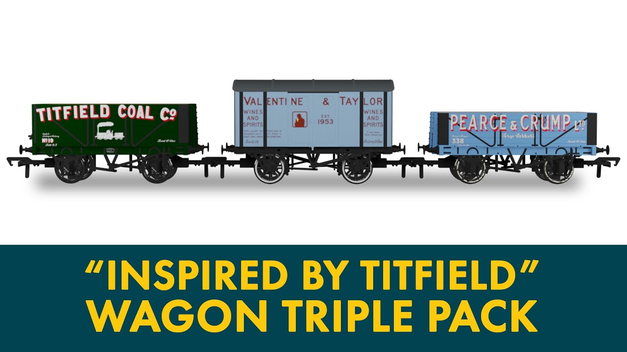 New TITFIELD wagon pack from Rapido Trains UK!