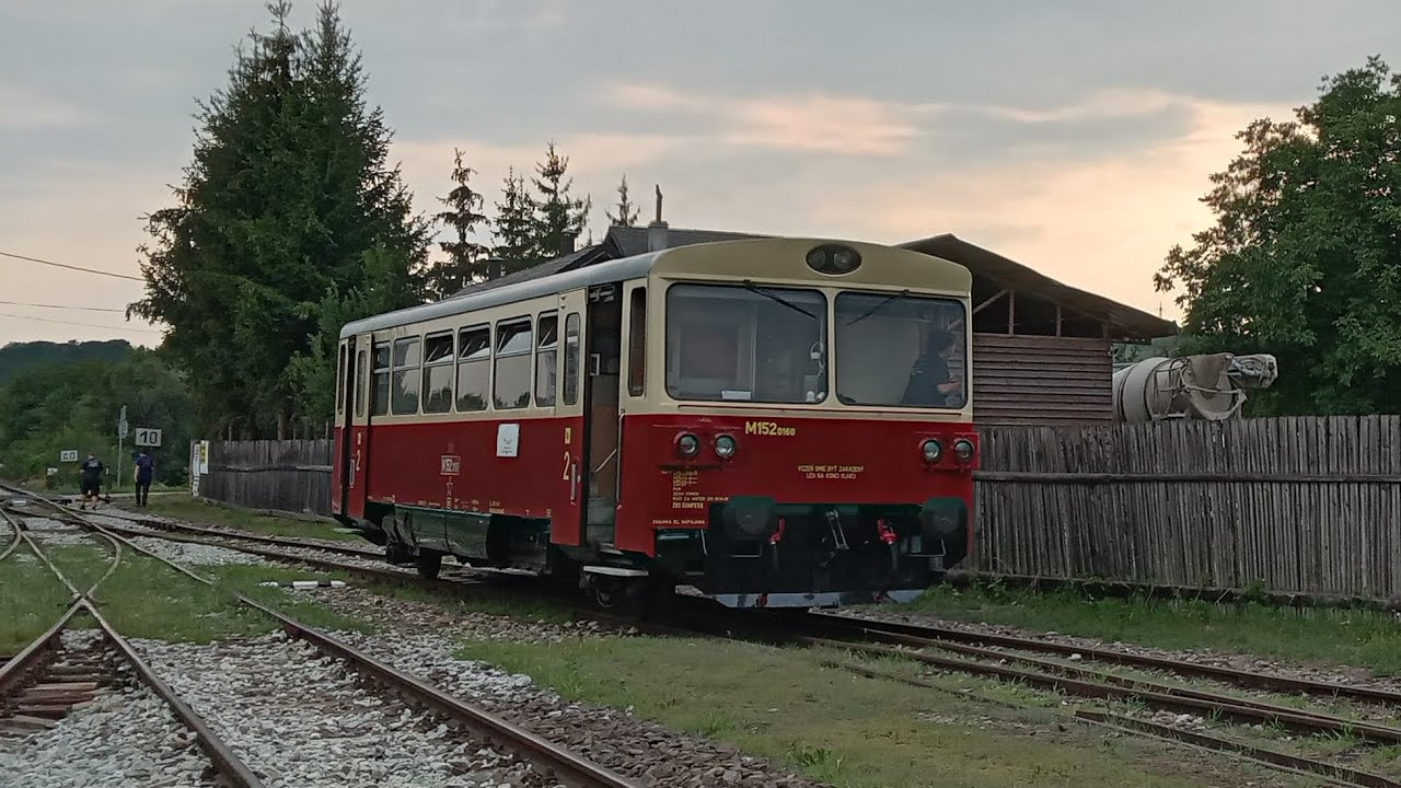 Železnice Slovenska - S M152.0160, 2x Vagón a M131.1443 na Anenskú Púť