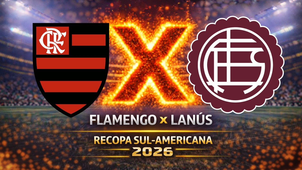 FLAMENGO X LANÚS  [Simulação] | Recopa Sul-Americana 2026