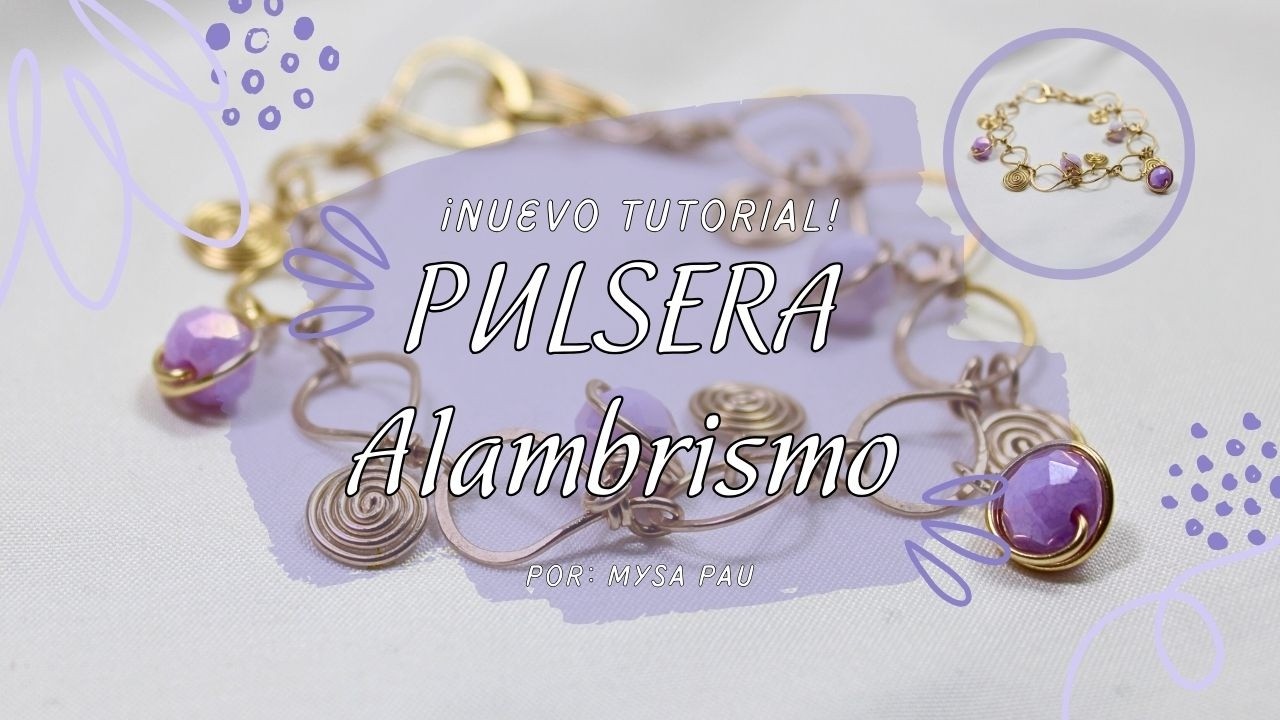 Aprende a hacer una pulsera paso a paso 💖 | DIY Alambrismo fácil y bonito ✨