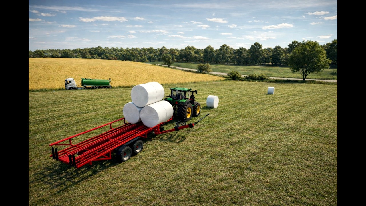 Farm Expansion, Mowing, Round Bales, Slurry & Mushrooms | Alma Missouri American Farm | Ep. #18