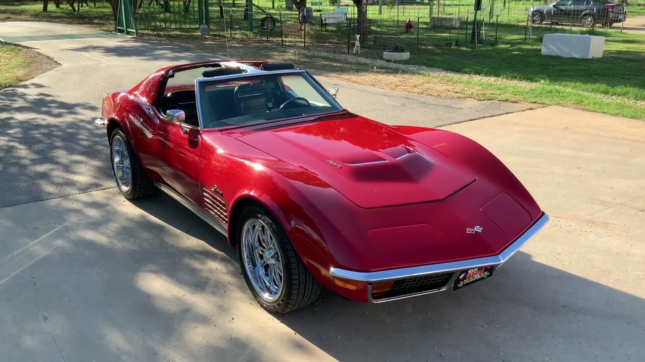 1972 Chevrolet Corvette Numbers Matching 454ci V8 TH400 Automatic PS PB AC 72-6628C