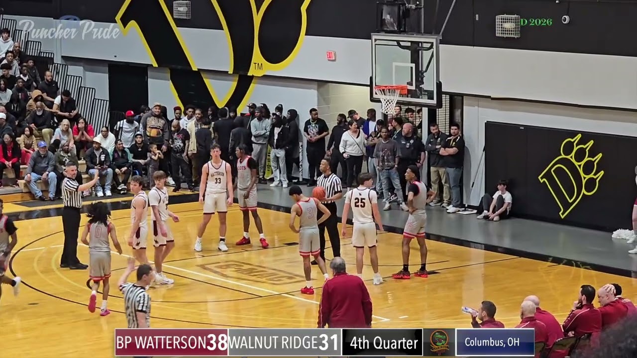 Bishop Watterson Vs Walnut Ridge High School Varsity Boys Basketball 4th Quarter
