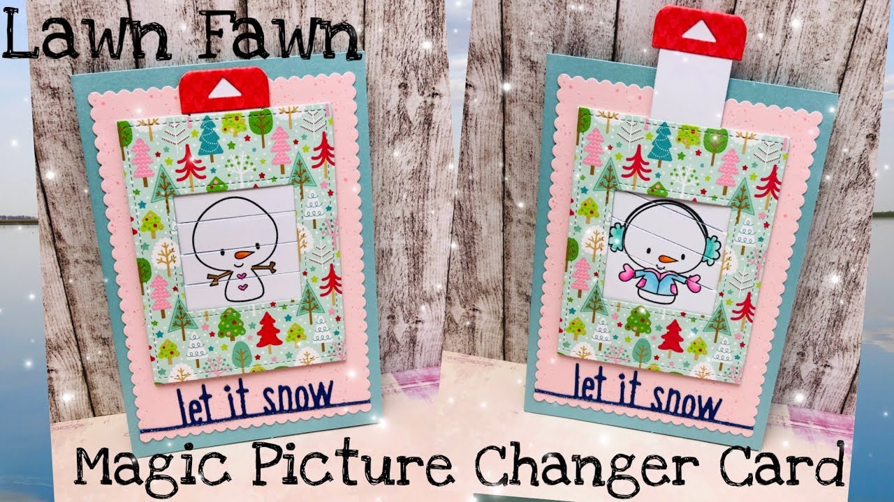 Weihnachtskarteninspiration 1 -  *Tutorial: Magic Picture Changer Card*