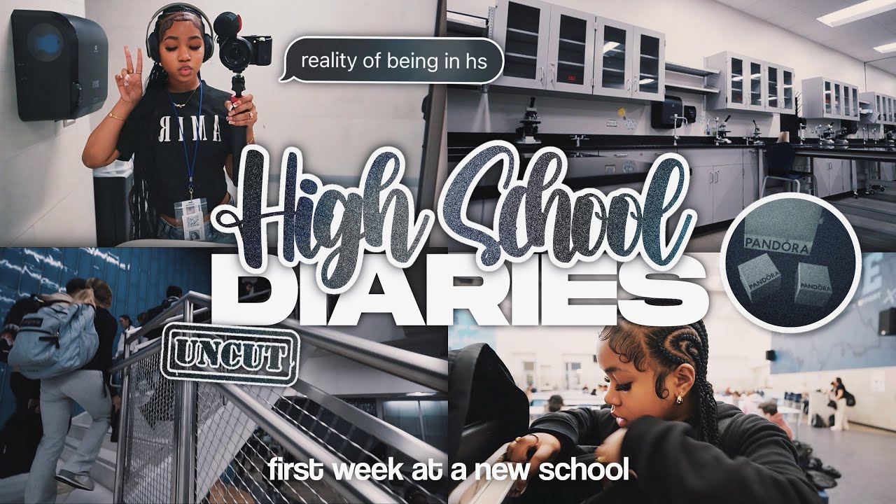 HIGH SCHOOL DIARIES | first week at new school, classes, hs advice, friends | ep. 3