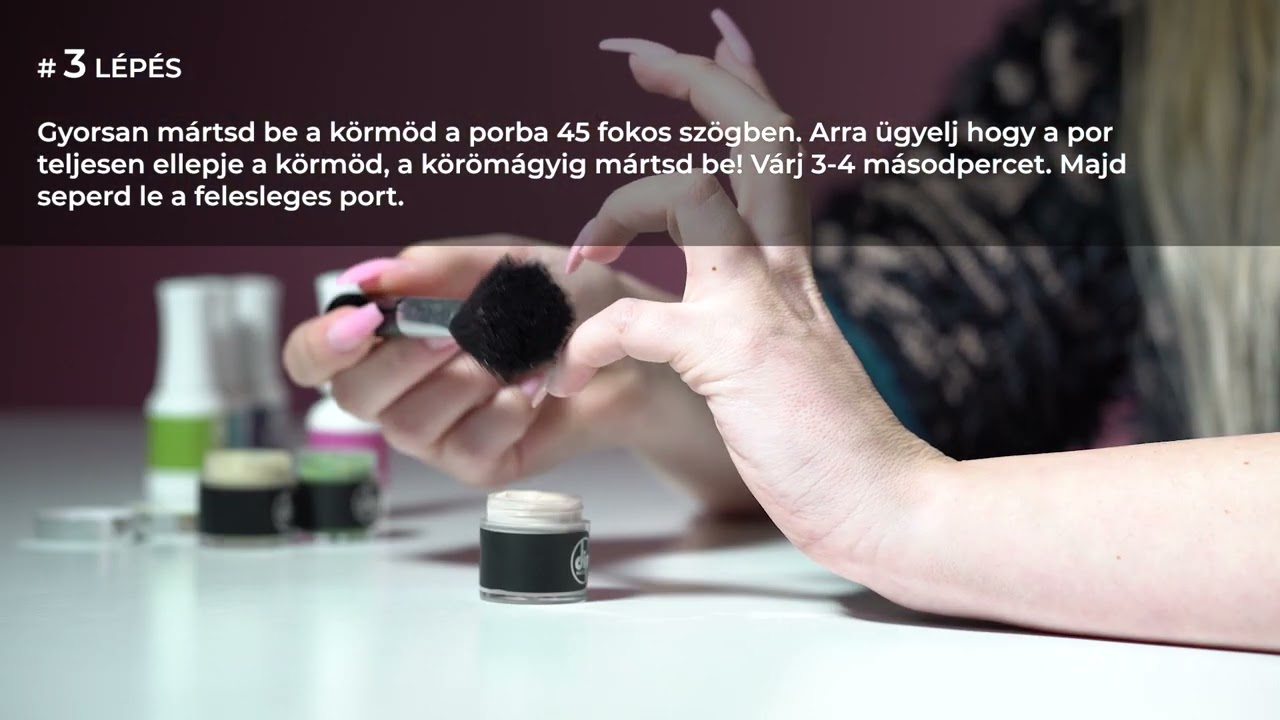 Mártópor használati útmutató - Dipnails
