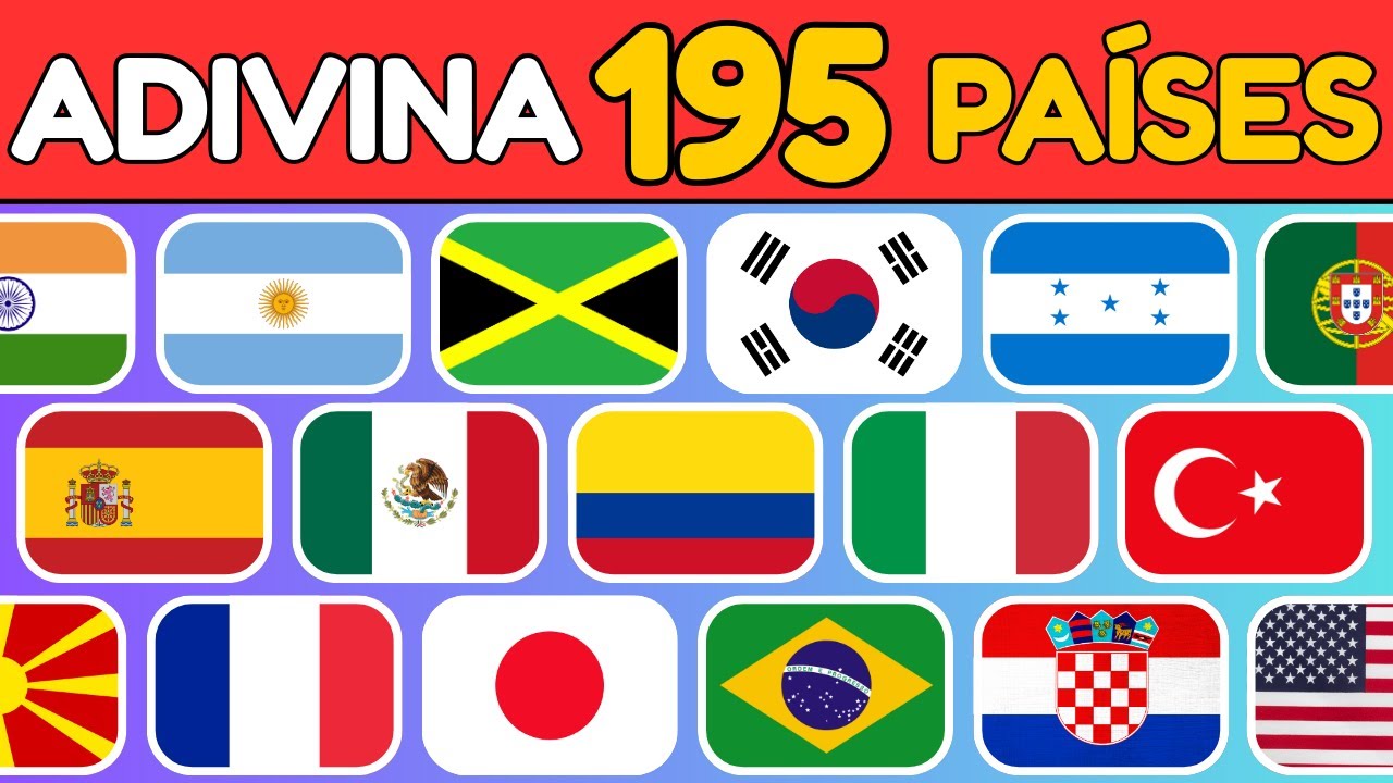 Adivina TODAS las Banderas del Mundo 🌍🎌 | Quiz de Países | ¿Cuántas Reconoces?
