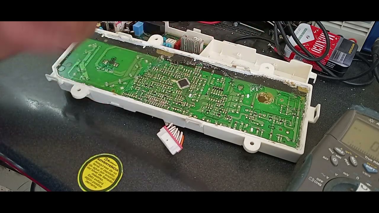 Spanish 🤔 Reparación De Lavadora WA17R7G4UWW Nadamas Activa El Relay. Pero No Enciende.
