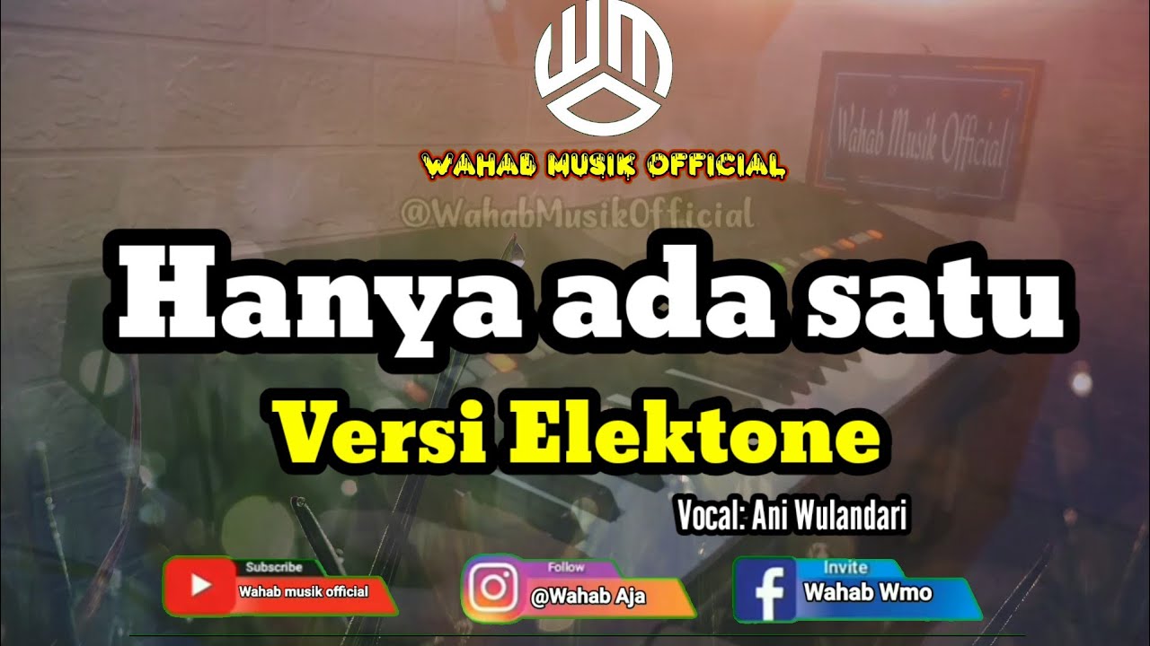 Lagu dangdut versi electone || Hanya ada satu / Vocal ani Wulandari 