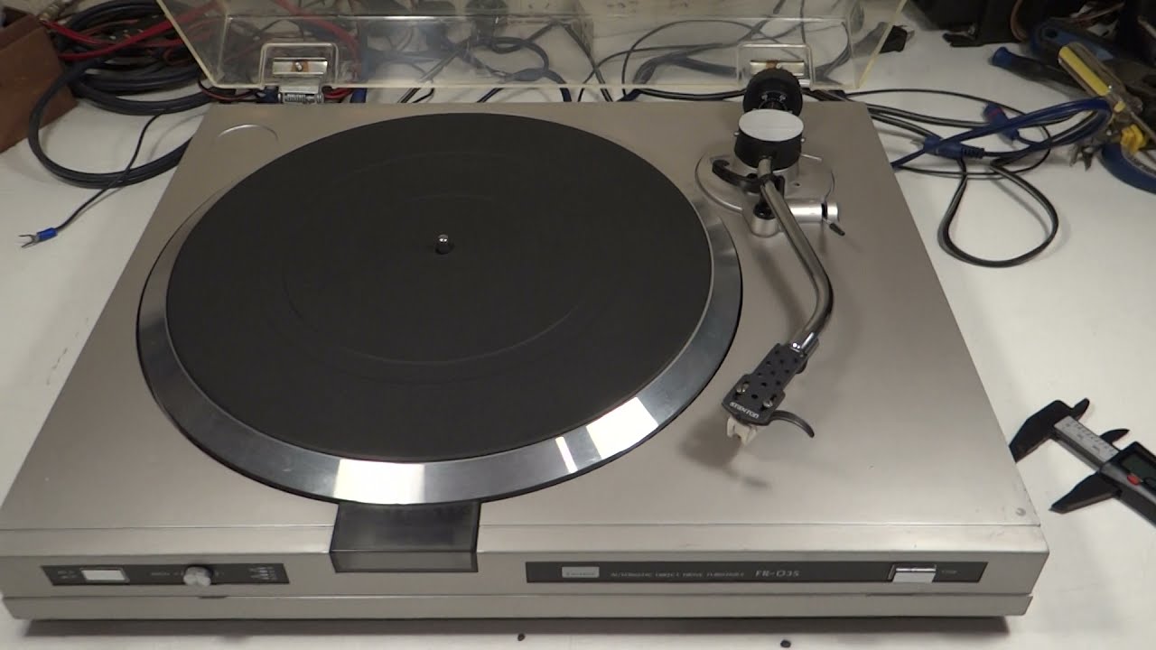 BANDEJA GIRADISCOS TORNAMESA TURNTABLE SANSUI FR-D35 JAPAN 1980 RESTAURACION P2