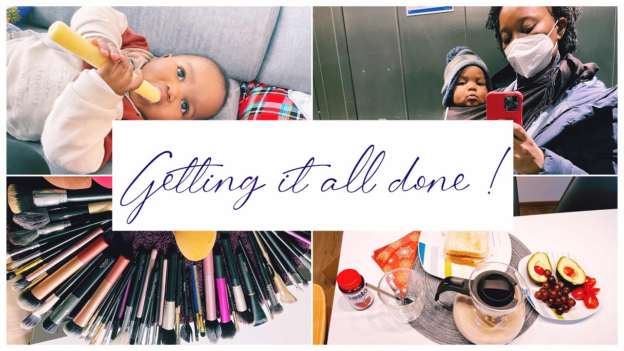 GET IT ALL DONE WITH ME |MOM LIFE |EXTREME MAKEUP CLEAN WITH ME 2023 | CLEANING SPONGES & BRUSHES