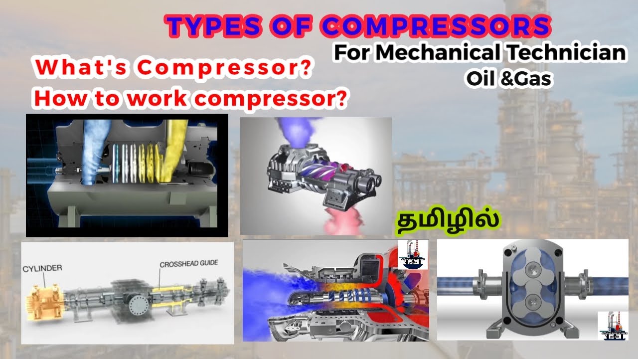 WHAT'S COMPRESSOR? | TYPES OF COMPRESSOR | MECHANICAL ROTATING TECHNICIAN 🧑‍🔧 | Oil&Gas Tamil🔧