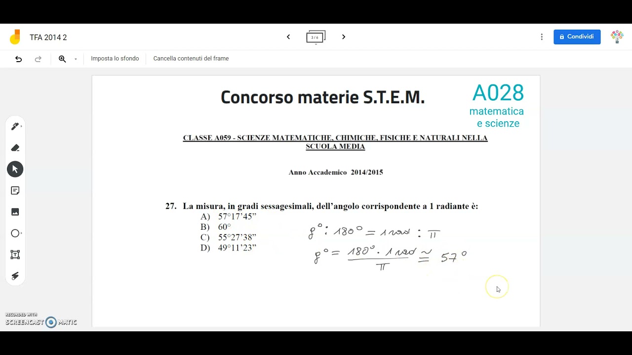 Concorso STEM TFA 2014 (25-30)