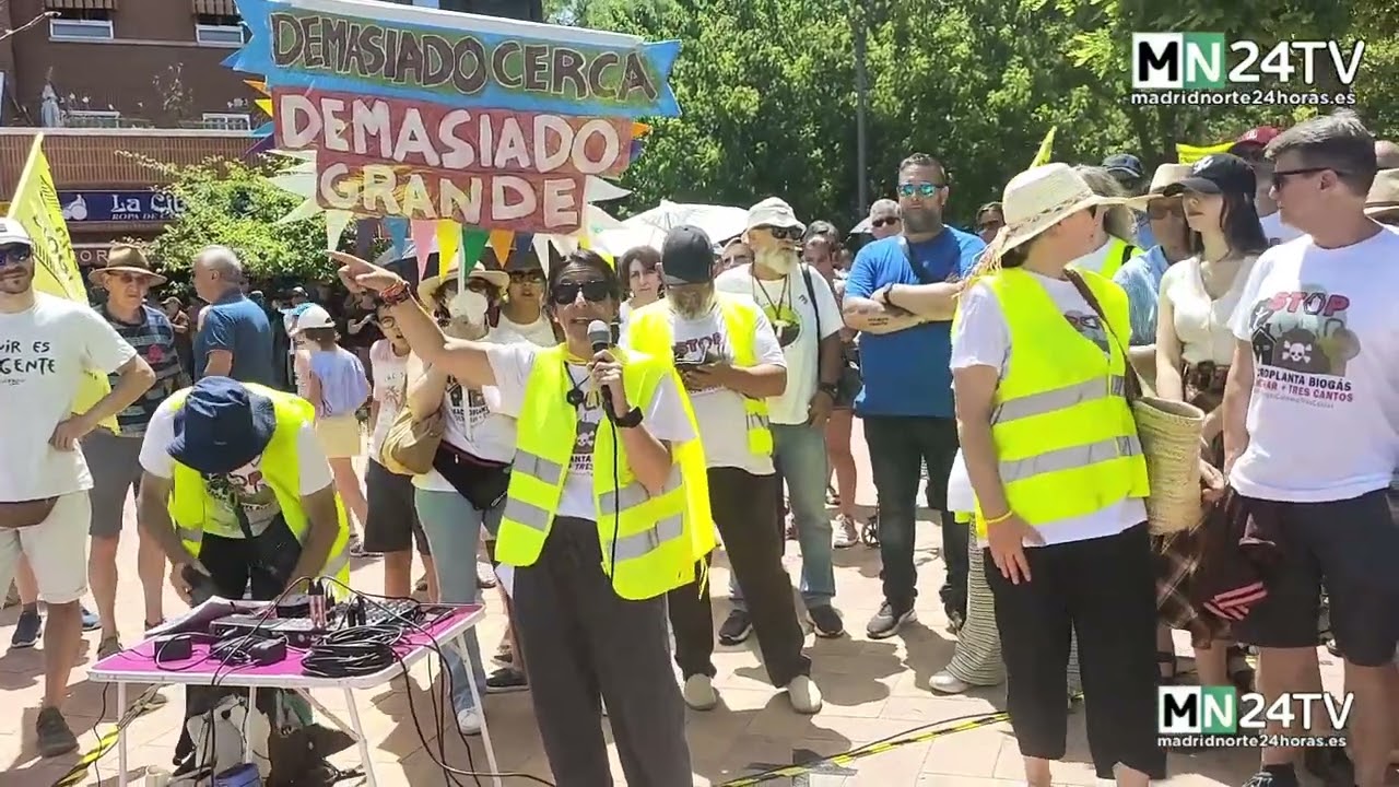 Tres Cantos acoge una marcha contra la planta de biogás  de Colmenar